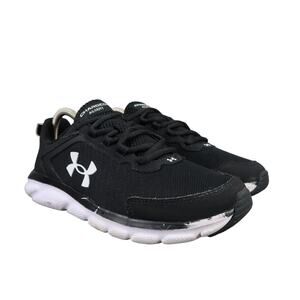Under Armour Shoes Womens 8 Athletic Trainers Sport Active Running Black White